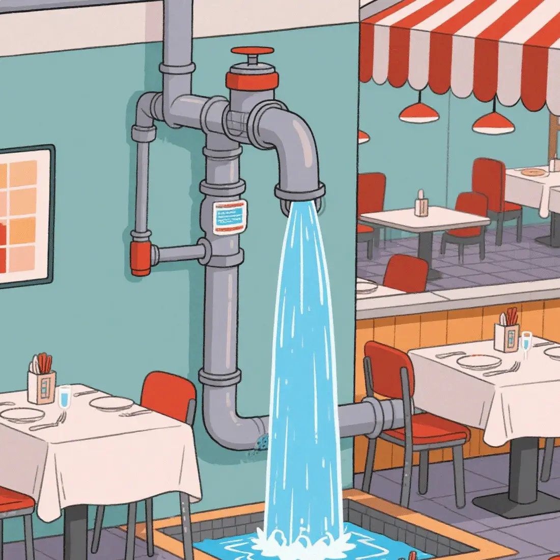 Restaurant Water Supply System